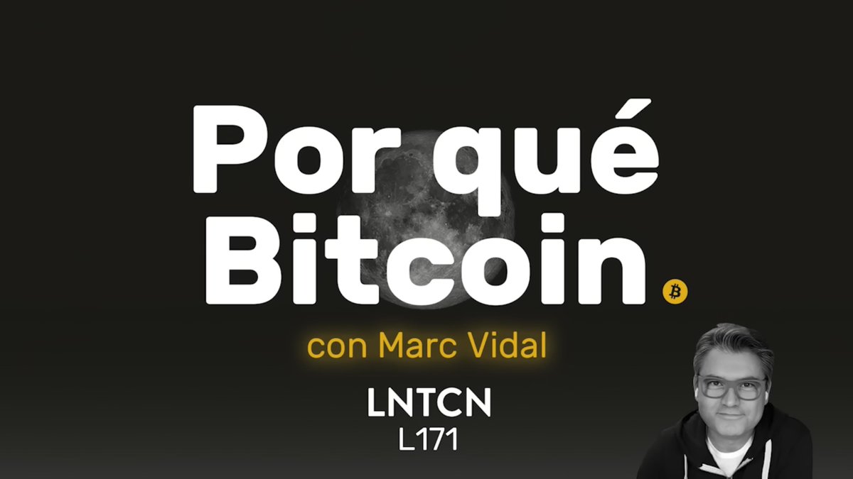 Bitcoin TV en Español ⚡️ (@bitcointve_) on Twitter photo A raíz de esta fantástica entrevista de <a href="/lunaticoin/">Lunaticoin ⚡</a> a <a href="/marcvidal/">MΛRC VIDΛL</a> y la sugerencia de Marc de hacer llegar #Bitcoin de la manera más sencilla posible al mayor número de personas, he decidido crear este canal de YouTube. Espero que sea útil para la comunidad
youtu.be/pToS4GQhZCw A raíz de esta fantástica entrevista de <a href="/lunaticoin/">Lunaticoin ⚡</a> a <a href="/marcvidal/">MΛRC VIDΛL</a> y la sugerencia de Marc de hacer llegar #Bitcoin de la manera más sencilla posible al mayor número de personas, he decidido crear este canal de YouTube. Espero que sea útil para la comunidad
youtu.be/pToS4GQhZCw