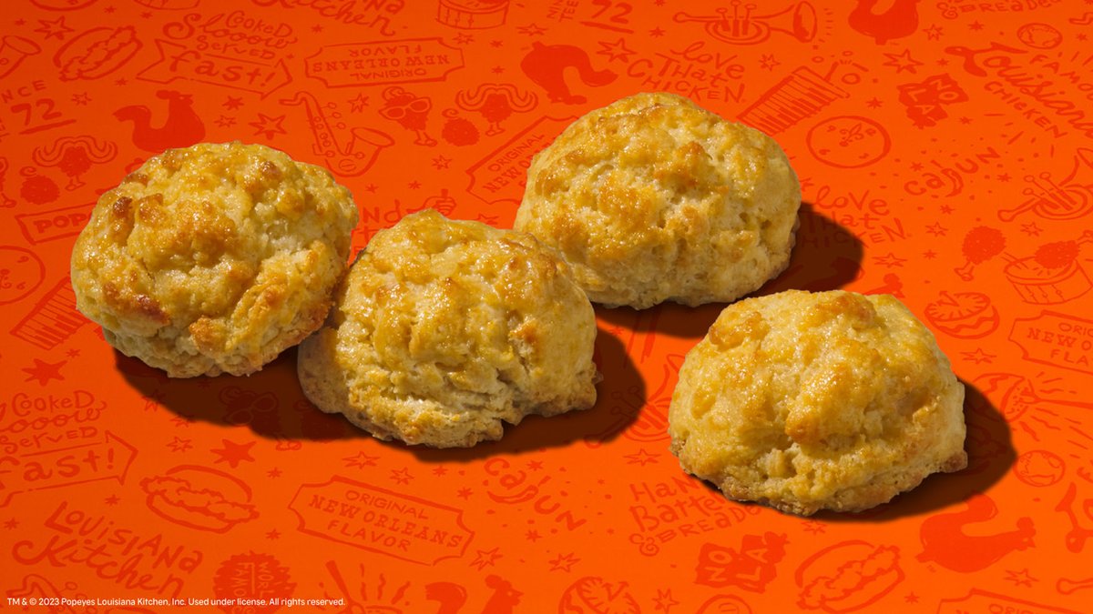 Los biscuits de Popeyes son necesarios y punto.  🤤
