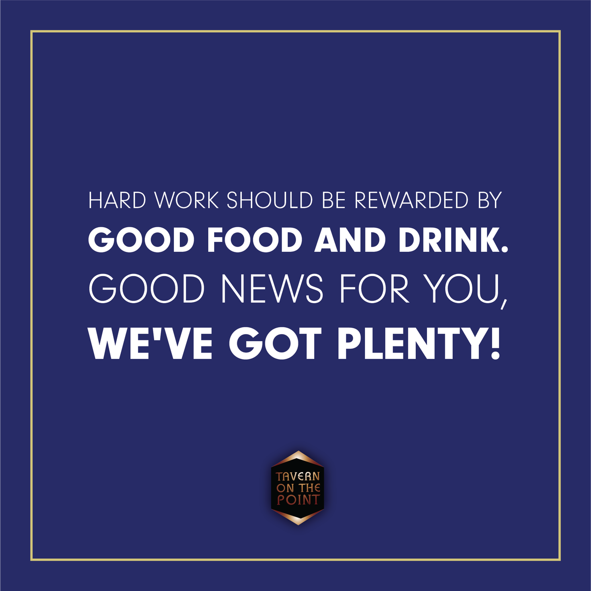 Food, drinks, and entertainment that are #AlwaysOnPoint .
Make your reservation today at tavernonthepoint.com