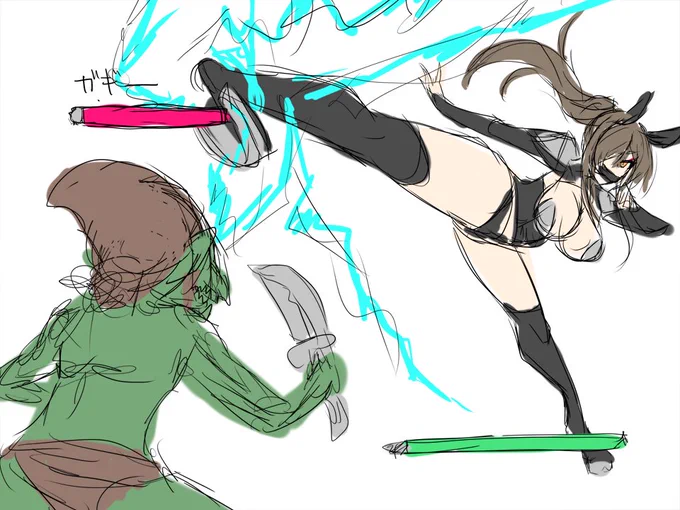 戦闘案としてうちの子をサンプルにw 