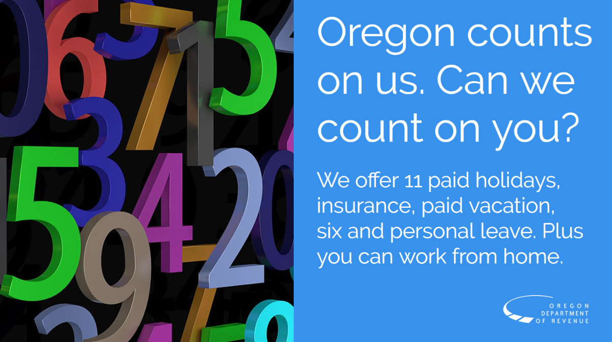 Oregon revenue dept on twitter orrevenue is recruiting for a public