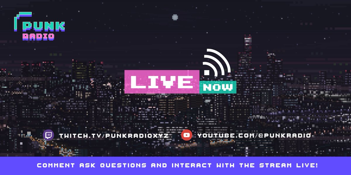 We are LIVE with <a href="/tonyherrera/">Non-FungibleTony (NFT)</a>! 

Come stop by!

twitch.tv/punkradioxyz
youtube.com/@punkradio