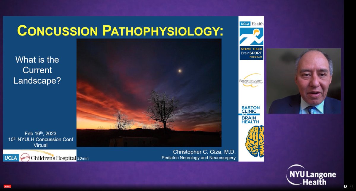 DPT2Go's tweet photo. Pleasure to see @griz1 discuss the current landscape of #concussion pathophysiology and his @UCLAHealth past concussion fellows and residents shine bright in the present day research as well
#BetterTogether #Concussions #NYUBrain #mTBI https://t.co/OXL8oCb57M