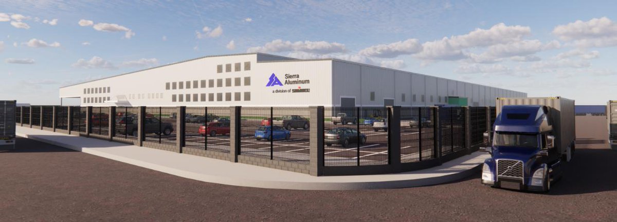 Sierra Aluminum, a division of Samuel, Son &amp; Co., today held a groundbreaking ceremony for its new 350,000-square-foot state-of-the-art greenfield facility in Mexicali, Mexico.

Learn more: samuel.com/news/2021/sier…