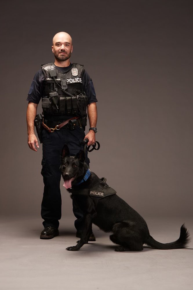 Rest In Peace, Officer James Muhlbauer and K-9 Officer Champ.
 
The partners were killed in the line of duty Wednesday night when a vehicle crashed into them while they were on patrol.
 
Muhlbauer was a 20-year veteran of KCPD, while K-9 Champ was with us for one year.
 
1/2