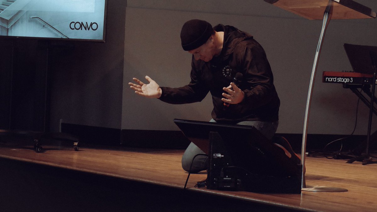 craigdyson's tweet photo. #revival 
This is the only way I know to stir it. 
Join us on Sundays as we go after God w/ everything!  
#thursdaymorning #pray #convochurch https://t.co/DmYI6pYuvY