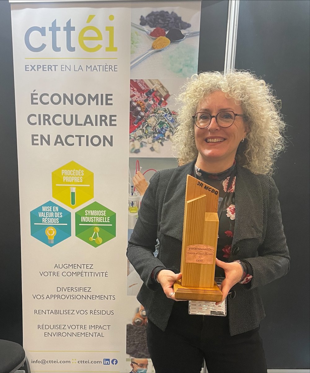 Belle surprise hier soir au gala du 3R MCDQ avec le prix 𝗩𝗶𝘀𝗶𝗼𝗻 𝗜𝗻𝗻𝗼𝘃𝗮𝘁𝗶𝗼𝗻 soulignant notre engagement envers la transition écologique, qui se traduit par notre action constante pour valoriser les résidus de toutes sortes.
Merci au <a href="/3RMCDQ/">Le 3R MCDQ</a> !