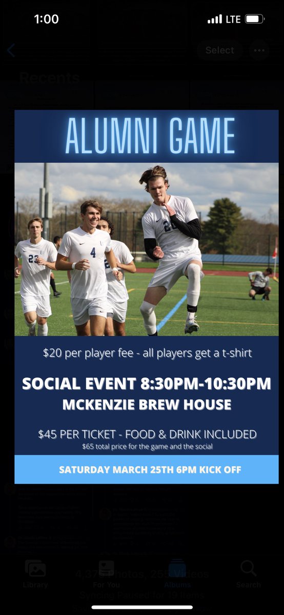 IUMS_MightyMacs's tweet photo. Our alumni game will be held on Saturday March 25th followed by a social event. The link to register for both is in our bio #IUMS #betterpeople #bettermacs https://t.co/cQxap5onSr