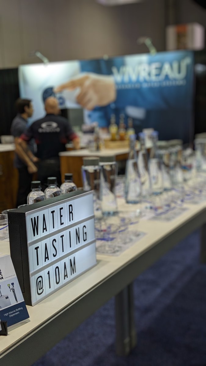 Missed out on seeing us at the FCSI Symposium &amp; NAFEM? That means you also missed out on the new water sensory experience. Look for us at the next event to get in on the action and checkout the summary of water tasting here: lnkd.in/gYHrbyPj 
#waterfiltration #waterquality