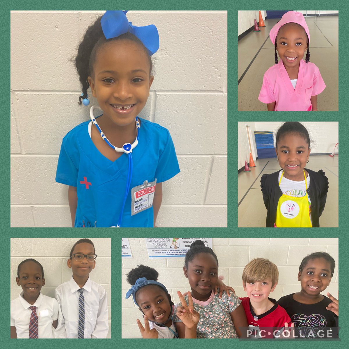 WCE_HCS's tweet photo. We have an amazing future ahead of us! Check out our future doctors, nurses, businessmen, hairdresser, singers, president, and sports star! #BHM @Tamikaknighton #BHMSpiritWeek https://t.co/GG6Qlk9g9G
