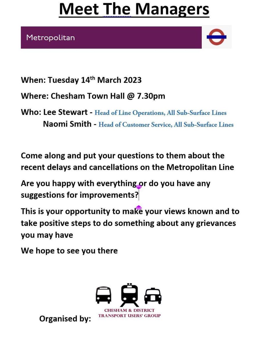 CDTUG (@cheshamtug) on Twitter photo 