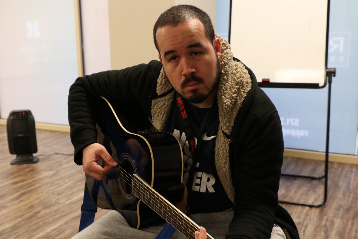 aptbmt's tweet image. Our group of Pathfinders met today to rehearse for their upcoming tour, which begins next week!  They'll be visiting schools throughout the county and sharing their personal stories and life experiences, singing original music, and talking questions from the audience.