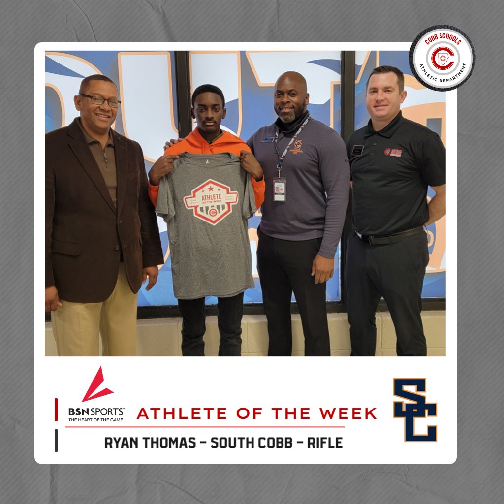 Athletics Cobb County Schools on Twitter "Congrats to this week's