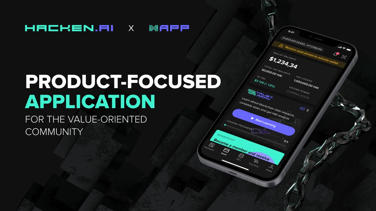 hackenai's tweet image. 5⃣ of 🔟
hAPP – Infrastructure $HAI Utility

hAPP becomes a key to the Hacken.AI ecosystem owing to a simple user-experience flow to purchase HAI and access Hacken B2C products

🧵...