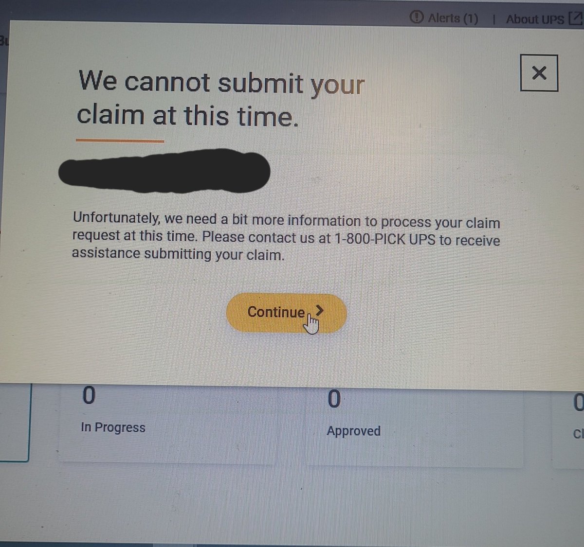 TheOakesTrees's tweet photo. Dear @UPS, I'm trying to find a missing package. I managed to talk to a real person who told me to fill out your online form. Now your online form is telling me to call this number that has hung up on me 3 times while I try to get back to a real person. #badcustomerservice https://t.co/9Jh6C0i4Ks