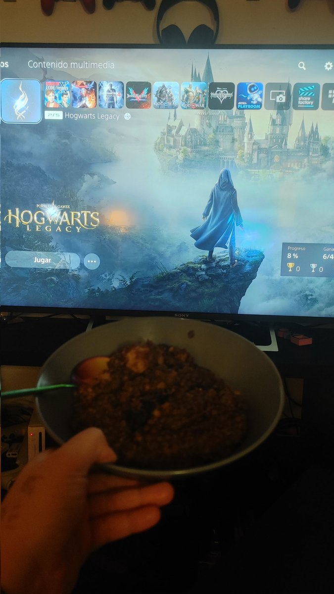 Vida adulta be like:
Hogwarts Lefacy &amp; lentejas