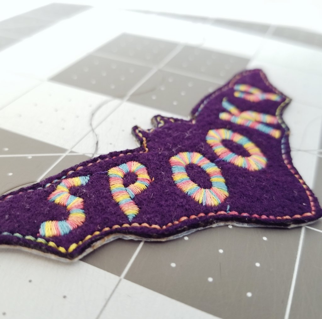 ThreadByDawn's tweet photo. These felt bat #patches are equal parts spooky and fuzzy.

And they're also in stock in the shop!

#spookycrafts #spooky #spookyshit #embroideredpatches #feltpatch #patchesandpins #patchshop #patchgame #patchmaker #bats https://t.co/1WkawCZlbK