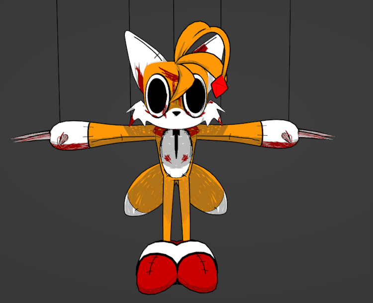 FNF: Souless Tails Doll Concept by Glichedxd on Newgrounds