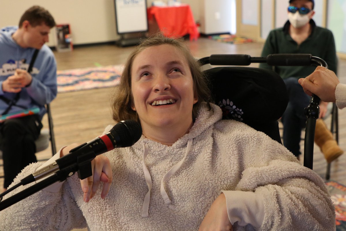 aptbmt's tweet image. Our group of Pathfinders met today to rehearse for their upcoming tour, which begins next week!  They'll be visiting schools throughout the county and sharing their personal stories and life experiences, singing original music, and talking questions from the audience.