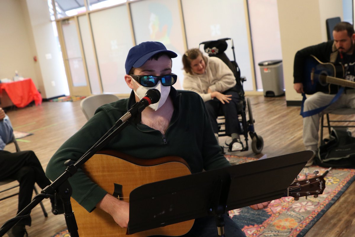 aptbmt's tweet image. Our group of Pathfinders met today to rehearse for their upcoming tour, which begins next week!  They'll be visiting schools throughout the county and sharing their personal stories and life experiences, singing original music, and talking questions from the audience.