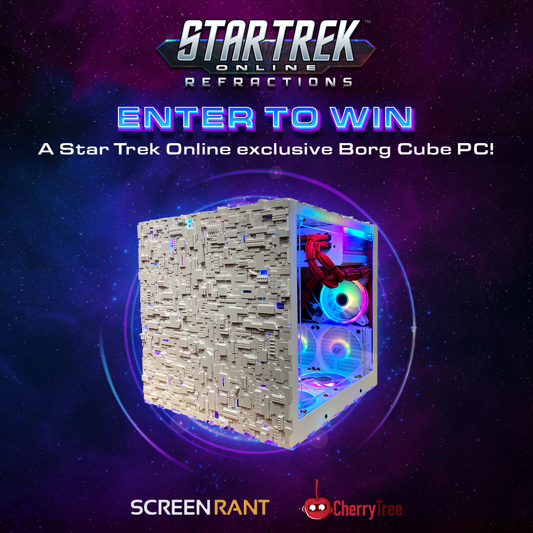 Screen Rant (@screenrant) on Twitter photo We're partnering with <a href="/trekonlinegame/">Star Trek Online</a> and <a href="/CherryTreeInc/">CherryTree Inc.</a> for an amazing giveaway straight from the #StarTrek Mirror Universe! Check out this one-of-a-kind Borg Cube gaming PC: buff.ly/3IuGyb5 We're partnering with <a href="/trekonlinegame/">Star Trek Online</a> and <a href="/CherryTreeInc/">CherryTree Inc.</a> for an amazing giveaway straight from the #StarTrek Mirror Universe! Check out this one-of-a-kind Borg Cube gaming PC: buff.ly/3IuGyb5