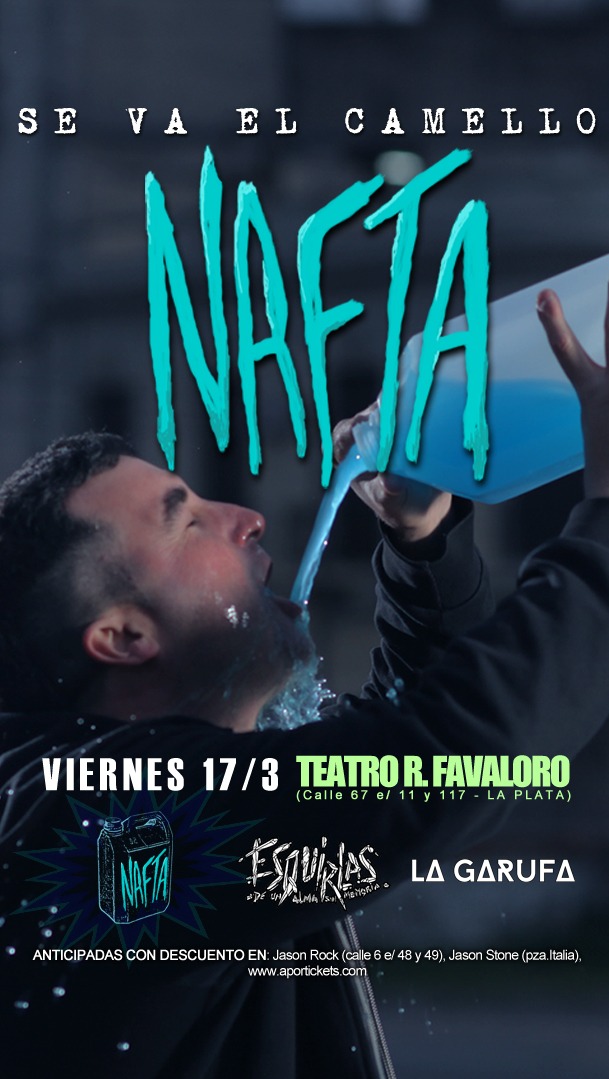 Cambio de lugar para la fecha del 17 de marzo junto a <a href="/SEVAELCAMELLO/">SE VA EL CAMELLO</a> 
Nos vemos en el Favaloro!

Recuerden que sale micro!!!