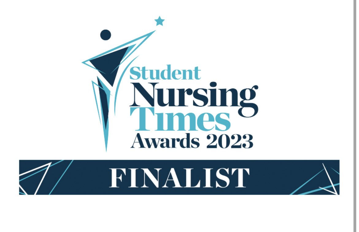 Over the moon and immensely proud to have been shortlisted for the Student Nursing Times Awards for Learner of the Year: Post Registration🤩🤩🥳🥳 wishing all finalists good luck and congratulations 🥳 @studentNT @NursingTimes @UoG_PGHealth @David_T_Evans @NHSKentCHFT