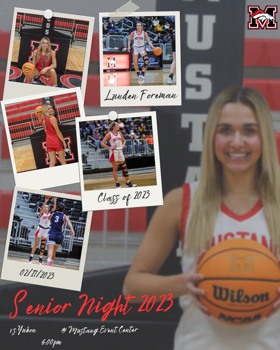 Come out tomorrow night to see our senior <a href="/lunden_11/">lunden foreman ☻</a> in her last regular season home game against Yukon! We would love to have your support!! <a href="/MHSBroncoSports/">MHS Bronco Sports</a> <a href="/MHS_Broncos/">MHSBroncos</a> <a href="/MHStheStable/">The Stable</a> <a href="/MustangBroncoSB/">Mustang Broncos Softball</a> <a href="/mhsbroncovb/">MHS Lady Bronco Volleyball</a> <a href="/LadyBroncoSoc/">MHS soccer</a> <a href="/1BroncoFootball/">Mustang Football</a>