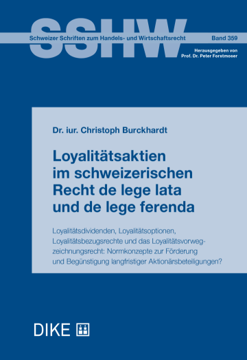 loyaltyshare_ch's tweet photo. Heute erschienen: Die Dissertation von @chburckhardt zum Thema #Loyalitätsaktien und #Loyalitätsoptionen. Erste Leseprobe: https://t.co/cHjxfGozfw. Stay tuned for more and check out https://t.co/eHMQlUcBZz! https://t.co/4J8EvPzSg5