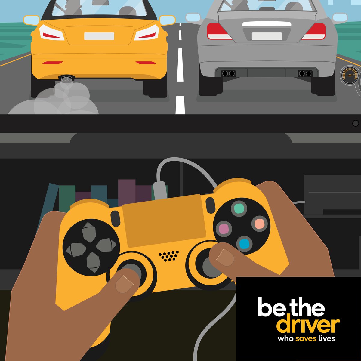 WorcesterHealth's tweet image. Driving isn’t a game. Take road safety seriously and never engage in #AggressiveDriving. #BeTheDriver