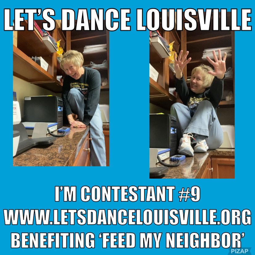 dedeCox18233802's tweet image. The number is 9.  

The charity is FEED MY NEIGHBOR!

letsdancelouisville.org

#imdancing #dance #letsdancelouisville #donate #Acts2035
#dancingcommunity