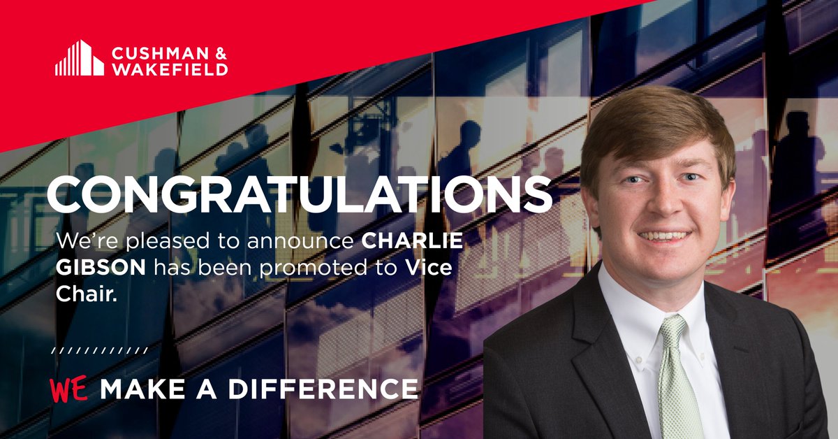 CushWakeTN's tweet photo. Congratulations to Charlie Gibson, Michael Havens &amp; Shawn Stankavage on their recent promotions. #CRE #Nashville https://t.co/nSOdItDdFD