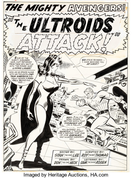 Don Heck showed up to work in every panel 