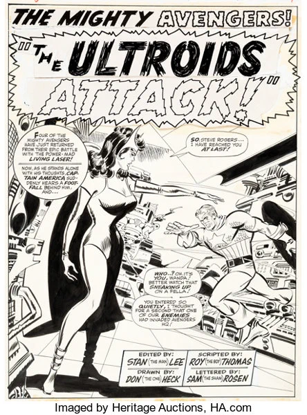Don Heck showed up to work in every panel 