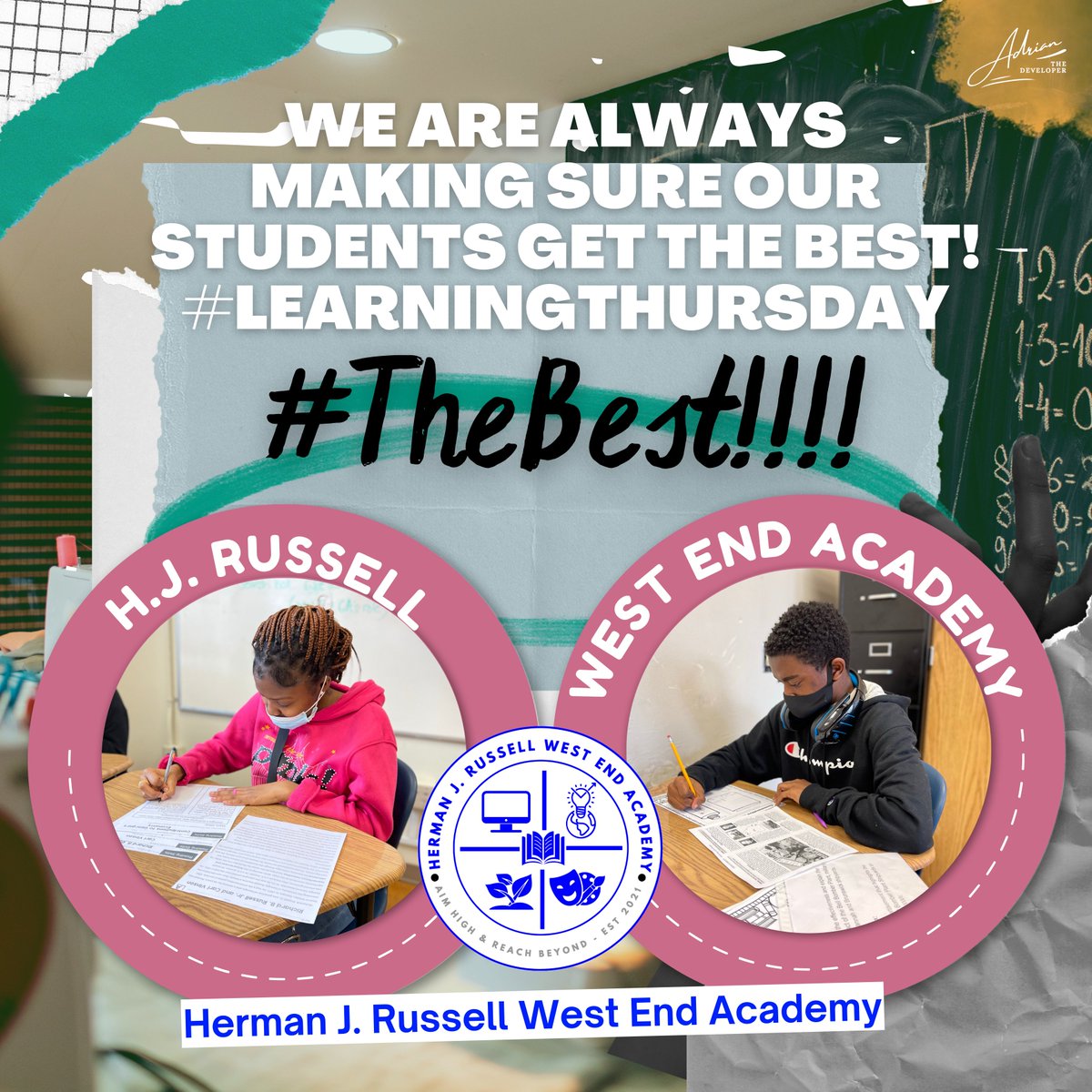 APSHJRUSSELL's tweet photo. We are always making sure our students get the best! #lEARNINGTHURSDAY @TDGreen_APS @Retha_Woolfolk @DrLisaHerring @apsupdate @HRWEACOUNSELING https://t.co/weOAtepL5v