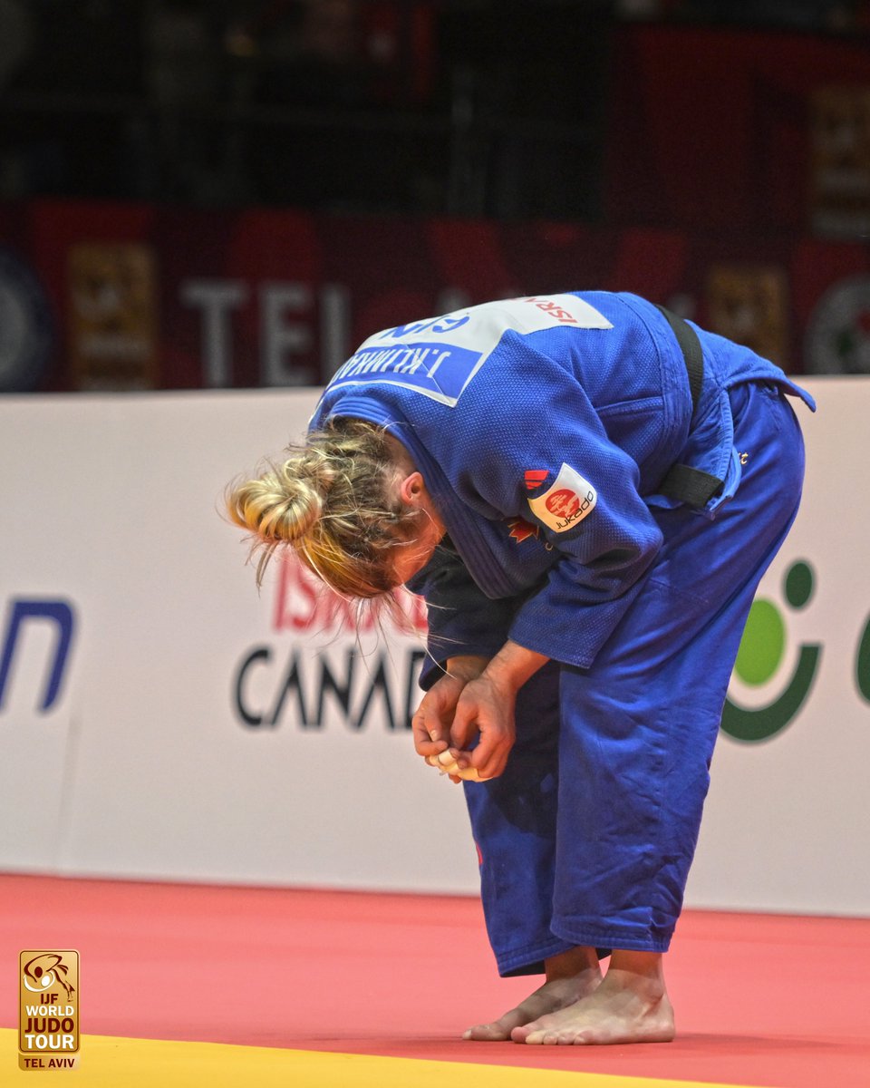 A gratifying victory for Canada's Klimkait, who finally bests her compatriot in the final! 🇨🇦🥇  
#Judo #JudoTelAviv #Israel #WJT #RoadToParis2024 #OlympicQualifier