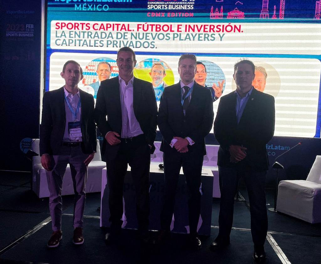 luisTSW's tweet photo. Gracias @GMorningSports por la invitación a #SportBizLatamMéxico. Un gusto compartir panel con grandes profesionales de la industria del fútbol. @SENNFERRERO https://t.co/HCgI0pVNt0