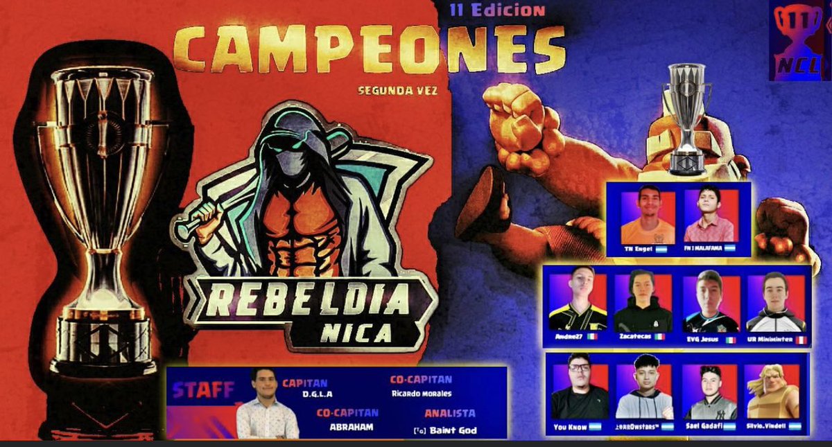 Vaya manera de retirase del competitivo Nica eh 😃🏆🏆🖤💙