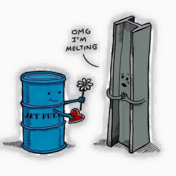 kowalamedia on Twitter "Jet fuel can’t melt bridge gusset plates (Marty)"