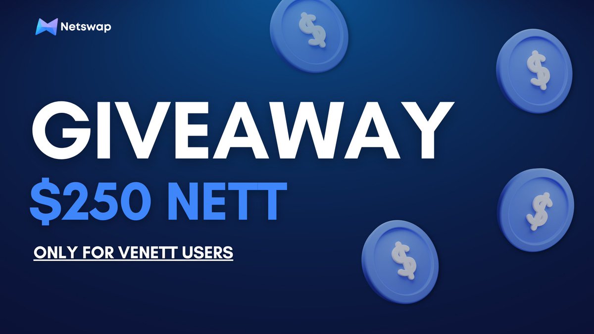 netswapofficial's tweet photo. With Boosted Farms coming soon, Nebo and Netswap are giving away $250 worth of $NETT tokens! 🎁

1️⃣ Follow @NetswapOfficial
2️⃣ Retweet this post
3️⃣ Must be staking $NETT for $veNETT

The winner will be announced in one week! 🗓

#Giveaway #DeFi #Airdrop #MetisDAO #Airdrops https://t.co/DEe8e0fLL4