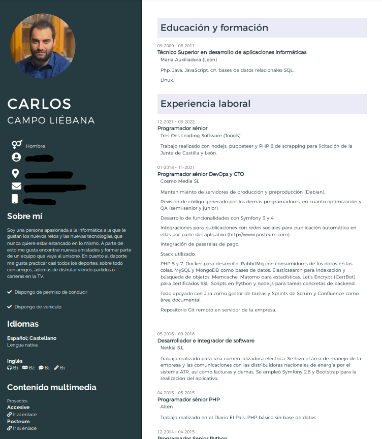 carlinhus7's tweet photo. Gracias a https://t.co/Ov61DeGa73 @Jobfie  por sacar estos diseños de currículum y por la facilidad que es hacerlos en la web o en la aplicación móvil, existente en Google Play y Apple Store . Recomendado!! 👌 #empleo #cv https://t.co/TADTMD68rg
