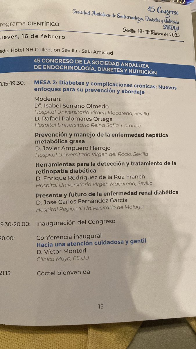 OftalmoMacarena's tweet photo. Turno esta tarde para nuestro #Boss y experto retinólogo Dr. Rodríguez de la Rúa en #SAEDYN2023 @Saedyn2023, con una ilustrativa ponencia sobre Herramientas para Detección y Tratamiento de la #RETINOPATÍADIABÉTICA. #CompromisoSAEDYN en @OftalmoMacarena @HUVMacarena‼️ ⤵️ https://t.co/D54512gt9a