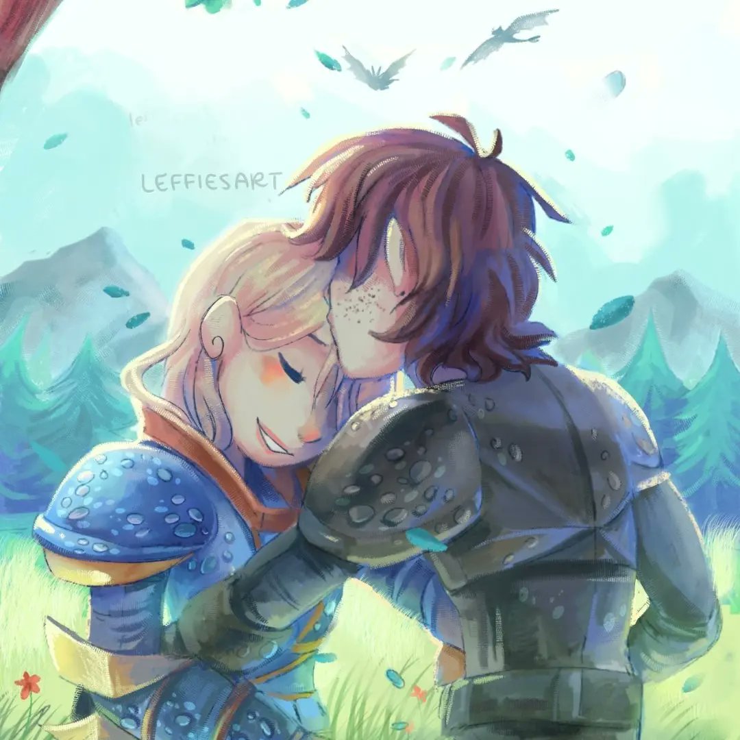 LeffiesArt's tweet photo. 💙Happy Valentines Day 🧡
#hiccstrid #httyd https://t.co/jiOSQnAvRI
