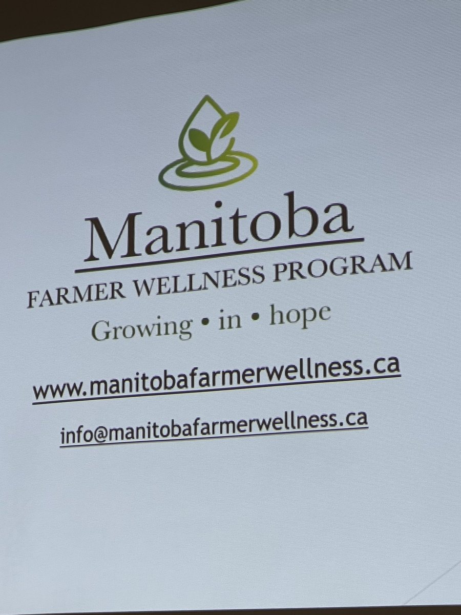 <a href="/mfarmerwellness/">Manitoba Farmer Wellness Program</a> learning about the great tools available for farmers.

#CropConnect23 #OATT
