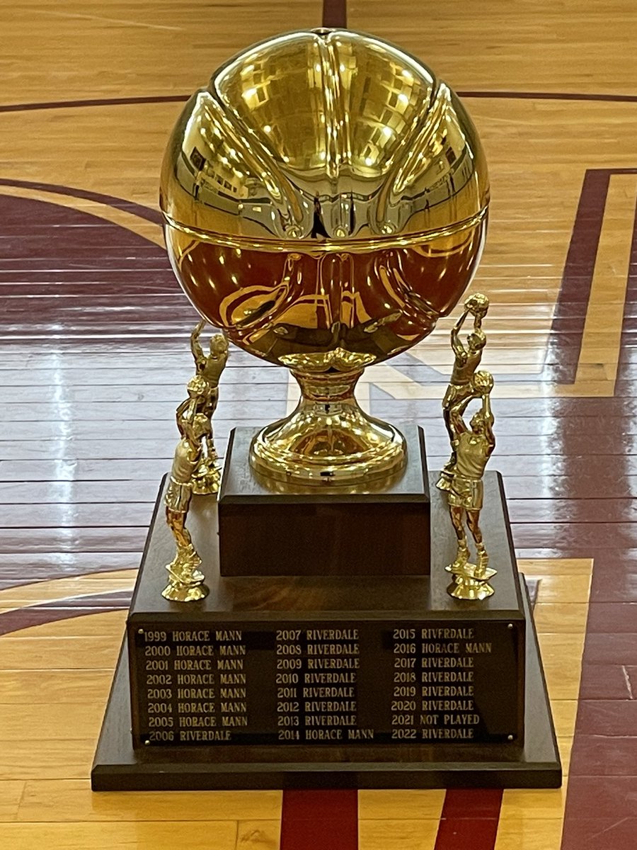 The 71st Annual Buzzell Games will be played @ Manhattan College on Friday night. 

Riverdale Girls vs Horace Mann @ 6pm
Riverdale Boys vs Horace Mann @ 8pm

We want to keep that trophy with the Falcons for another year!