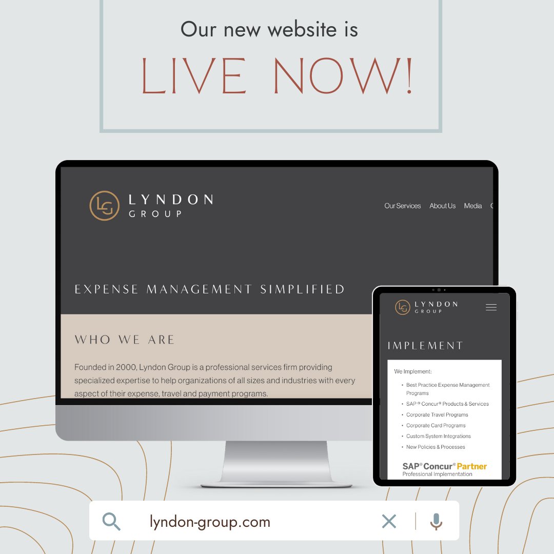 LyndonGroup's tweet photo. Our new website is live! Check it out at https://t.co/kKDjlIBlvj 
Let us know what you think! https://t.co/zPu4J4uMQn