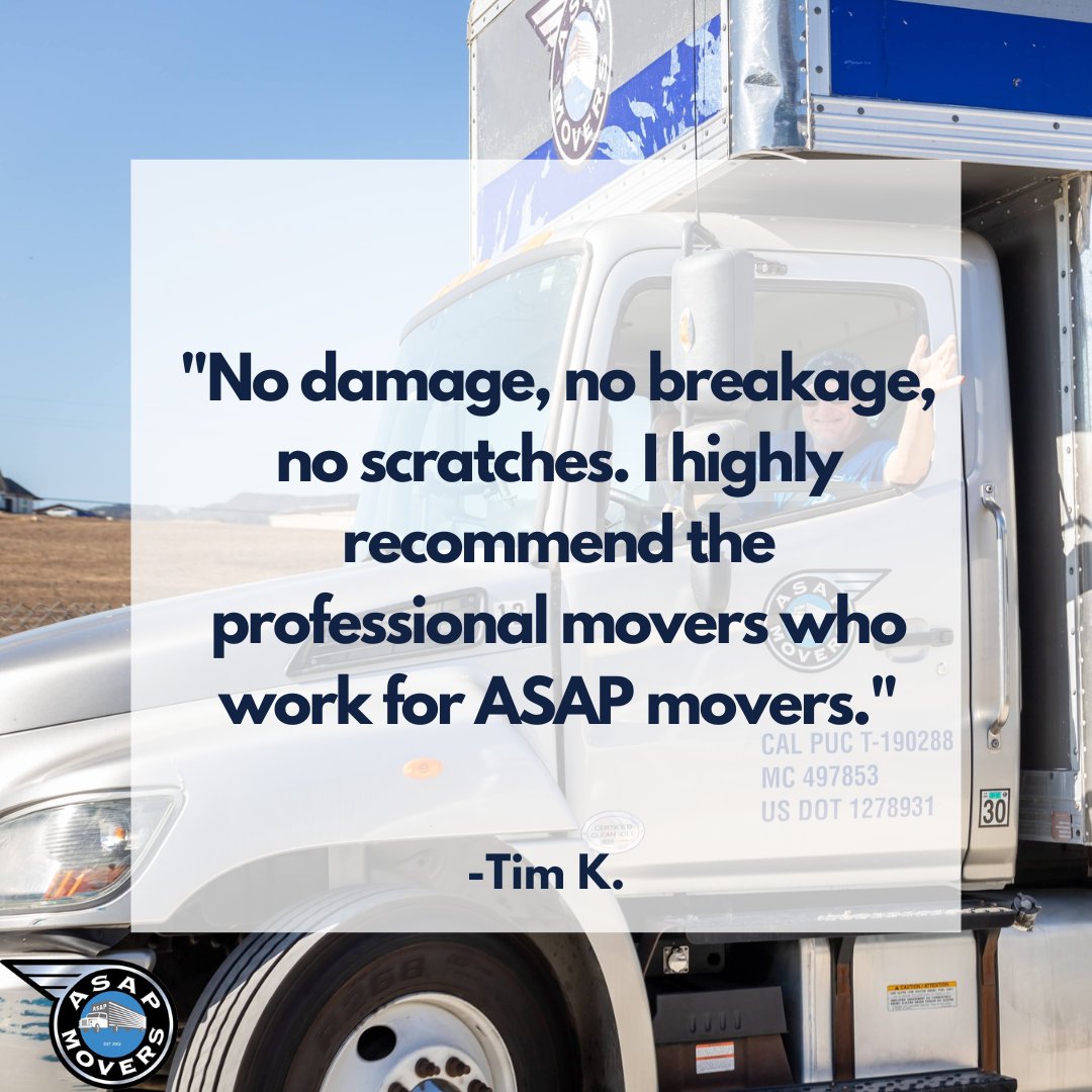 asapmoversslo's tweet photo. Thank you Tim for the wonderful comments! We're thrilled that our team was able to provide a smooth move for you.

#asapmovers https://t.co/oOcJfREM44