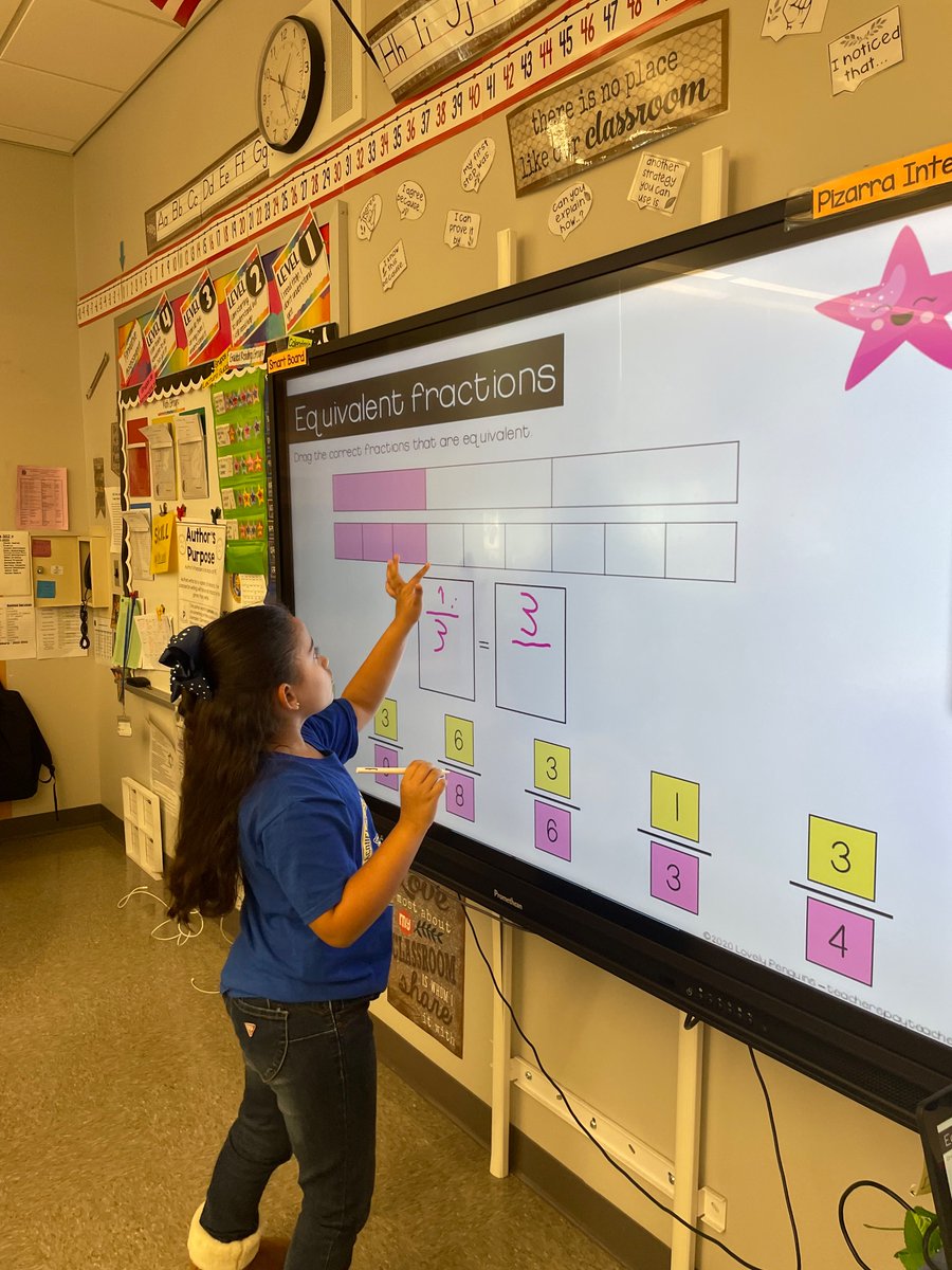 Today we used Fraction bars and cross multiplication to find equivalent fractions. <a href="/PS66JKO/">JKO Elementary</a>