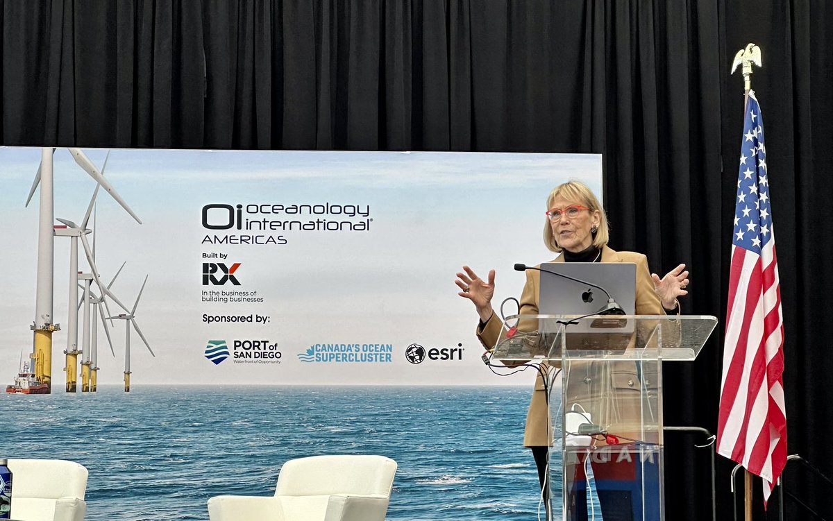 seabed2030's tweet image. Margaret Leinen, Director of Seabed 2030 Partner @Scripps_Ocean introducing the @UNOceanDecade to @OceanologyIntl #OiAmericas delegates in San Diego 
@NipponZaidan @IHOhydro @IocUnesco #hydrospatial