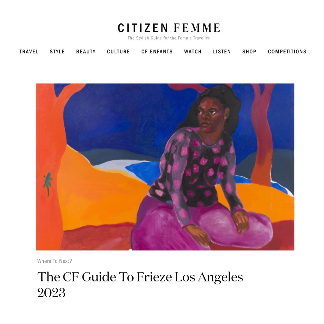 Thank you @CitizenFemme for including SMAM in your guide to #FriezeLA! Check out the full guide along with more info about how to visit SMAM for its programming Friday and Saturday here: 
linktr.ee/santamonicaart…